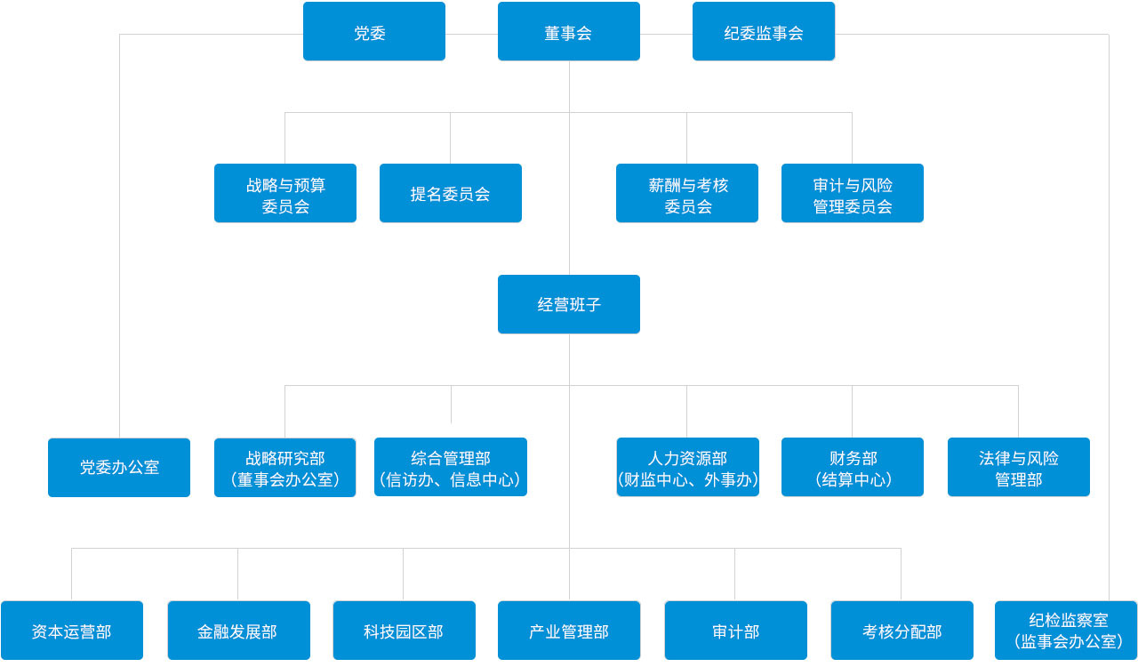 深投控組織架構(gòu)