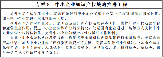 《“十四五”國家知識產(chǎn)權(quán)保護(hù)和運用規(guī)劃》全文(圖9)